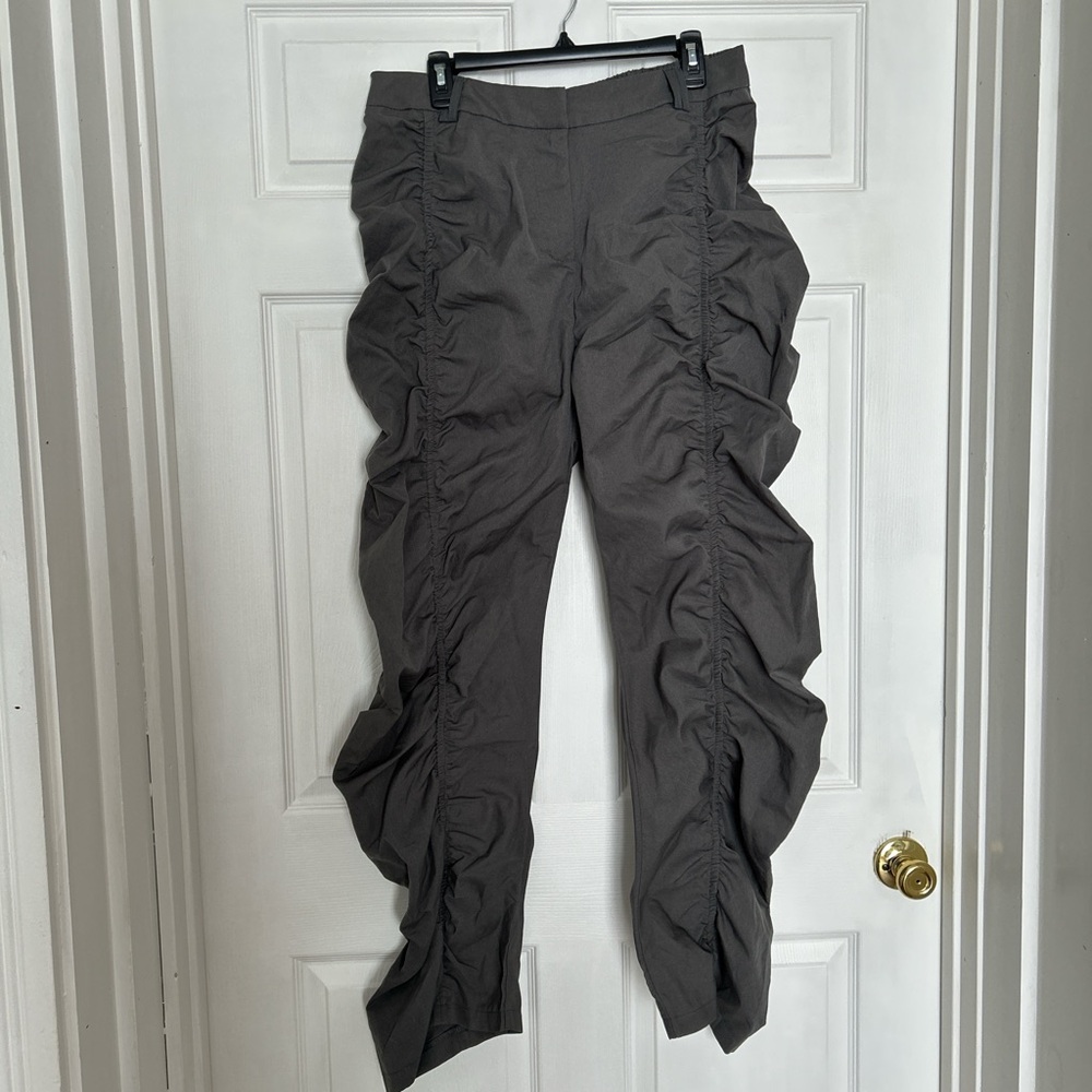 Ruffled Gray Pants